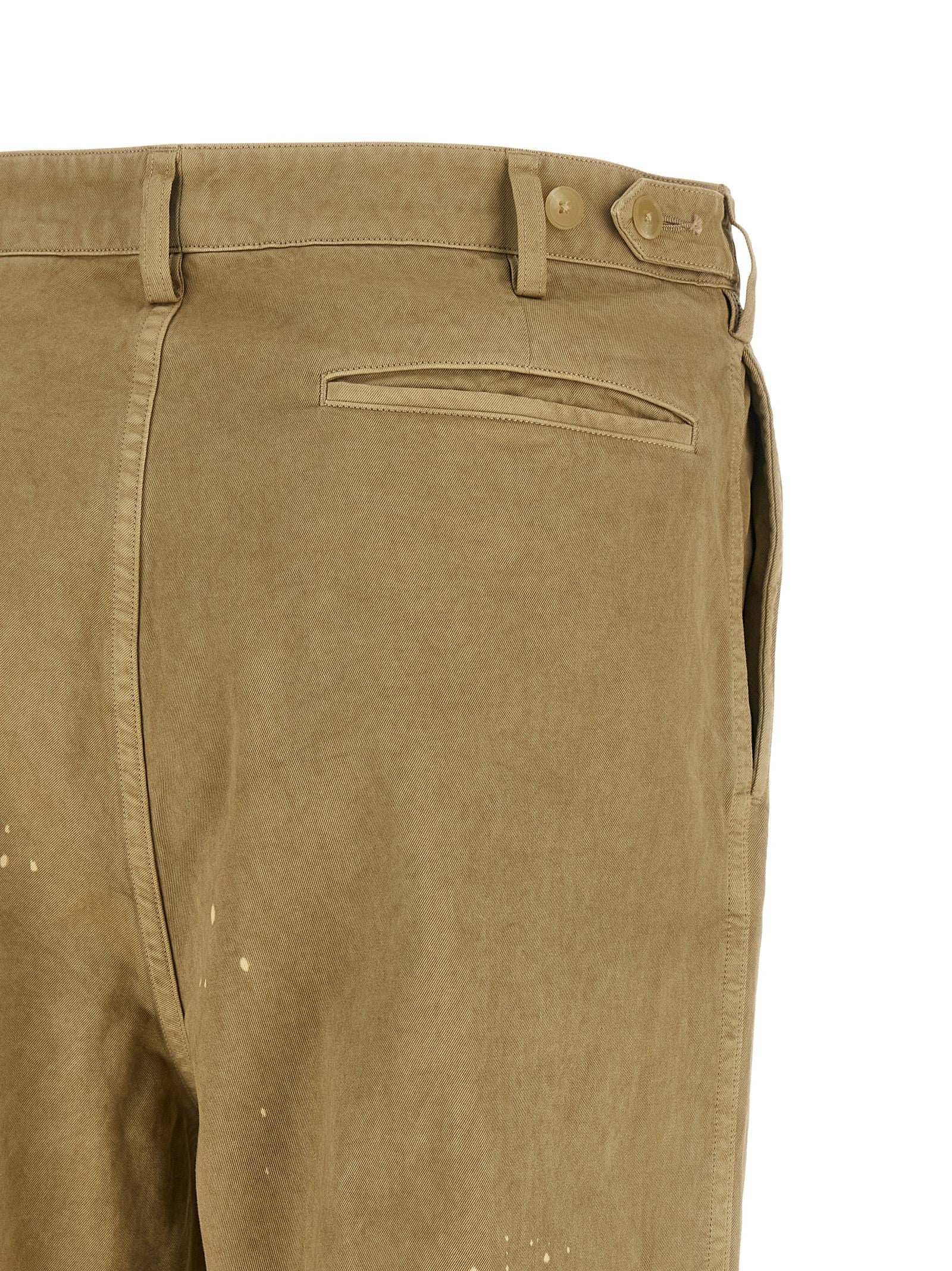 AURALEE Finx Cotton Pants Beige