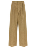 AURALEE Finx Cotton Pants Beige
