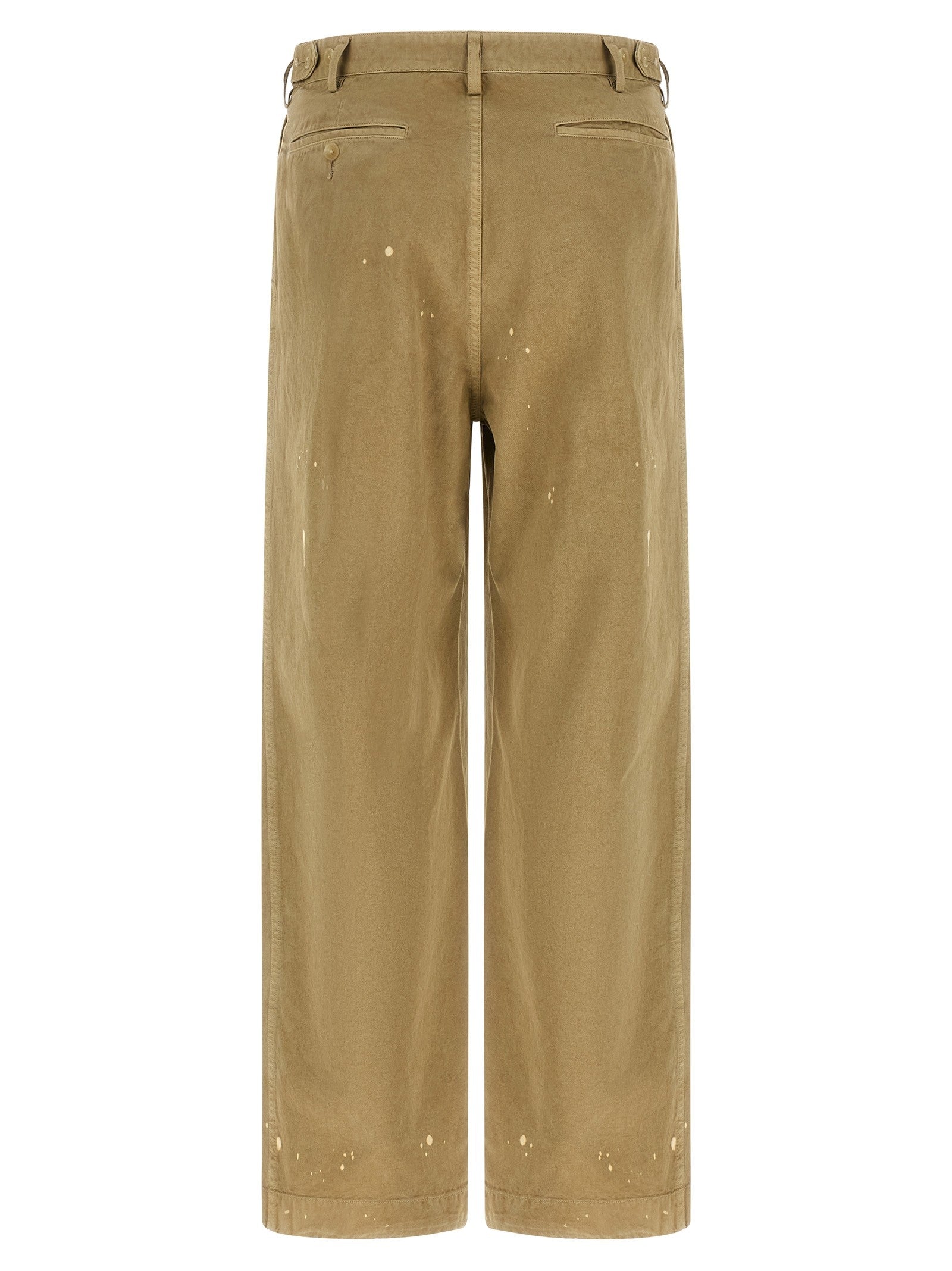 AURALEE Finx Cotton Pants Beige