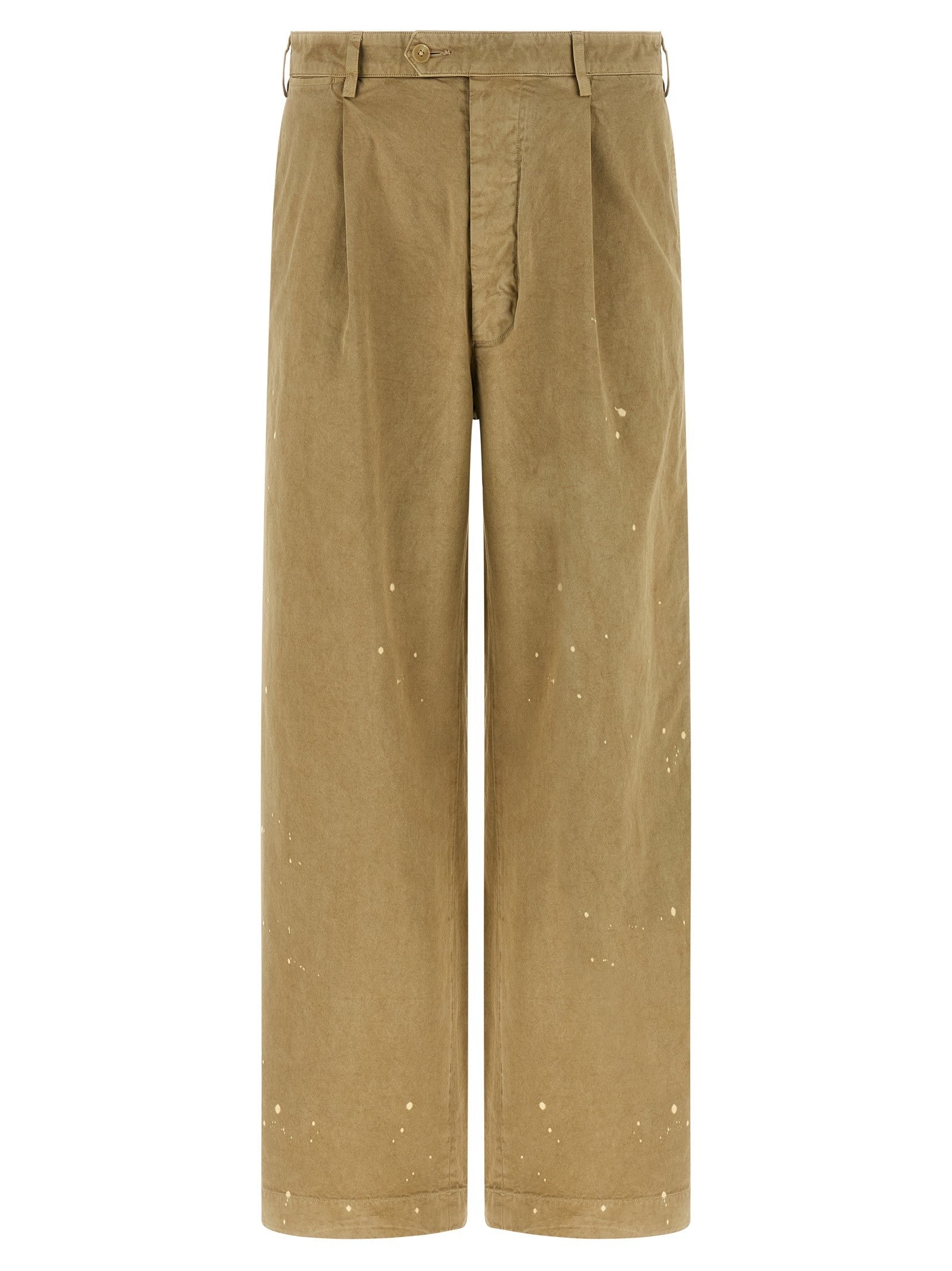 AURALEE Finx Cotton Pants Beige