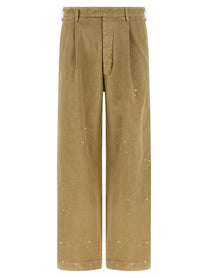 AURALEE Finx Cotton Pants Beige