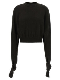 JACQUEMUS Fiocco Brown Sweater Brown