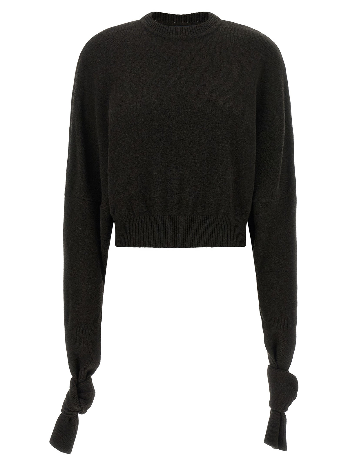 JACQUEMUS Fiocco Brown Sweater Brown