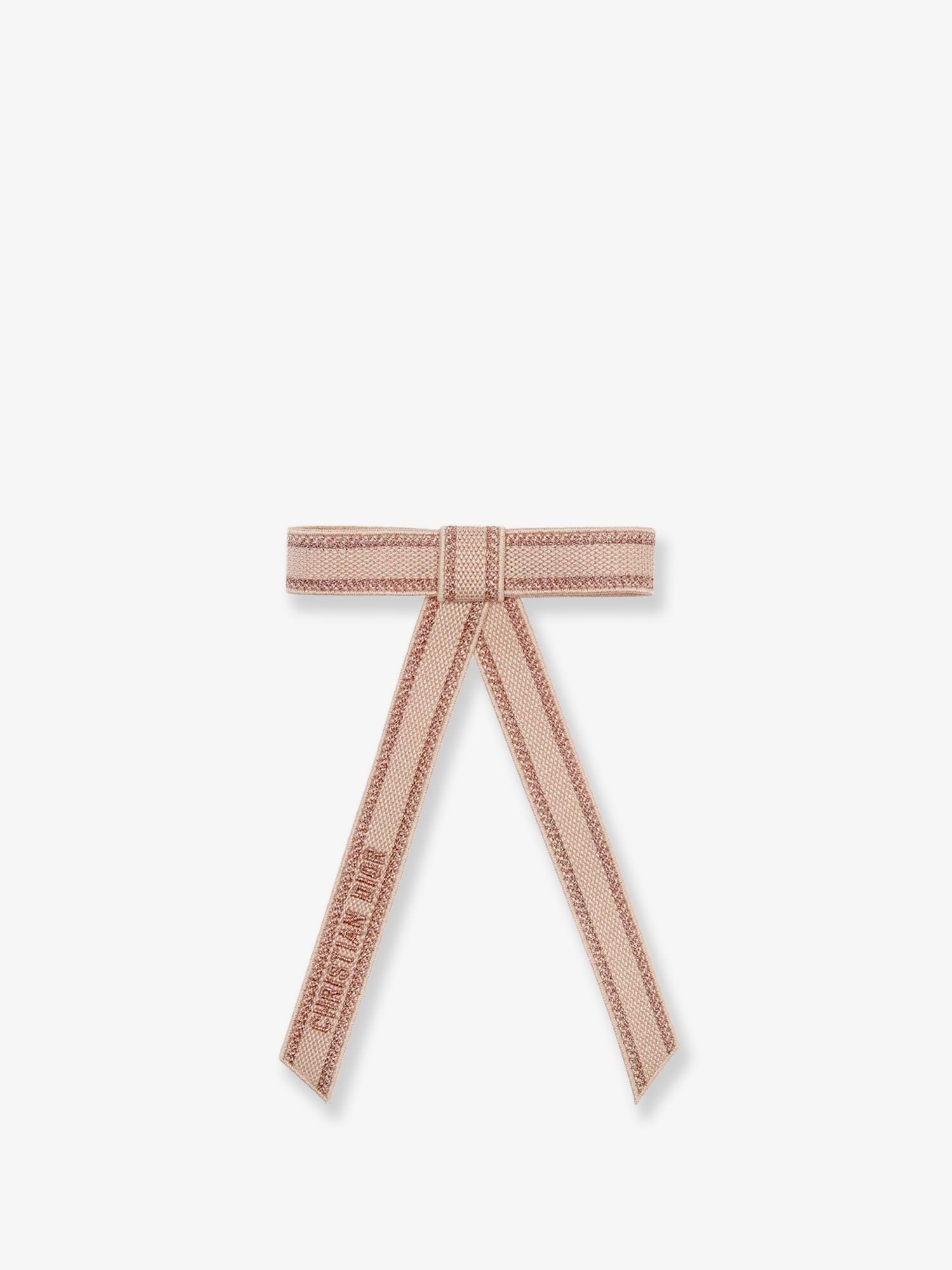 Dior Women's Fiocco Dior Twist Ricamato Christian Dior Pink