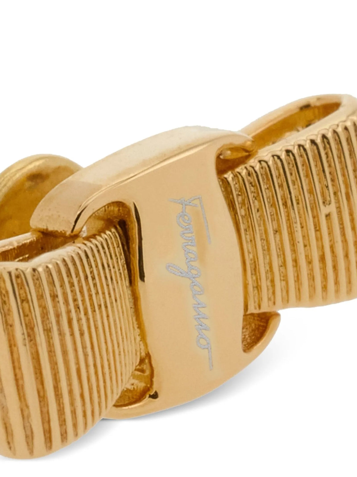 Ferragamo Fiocco Vara Earrings Gold