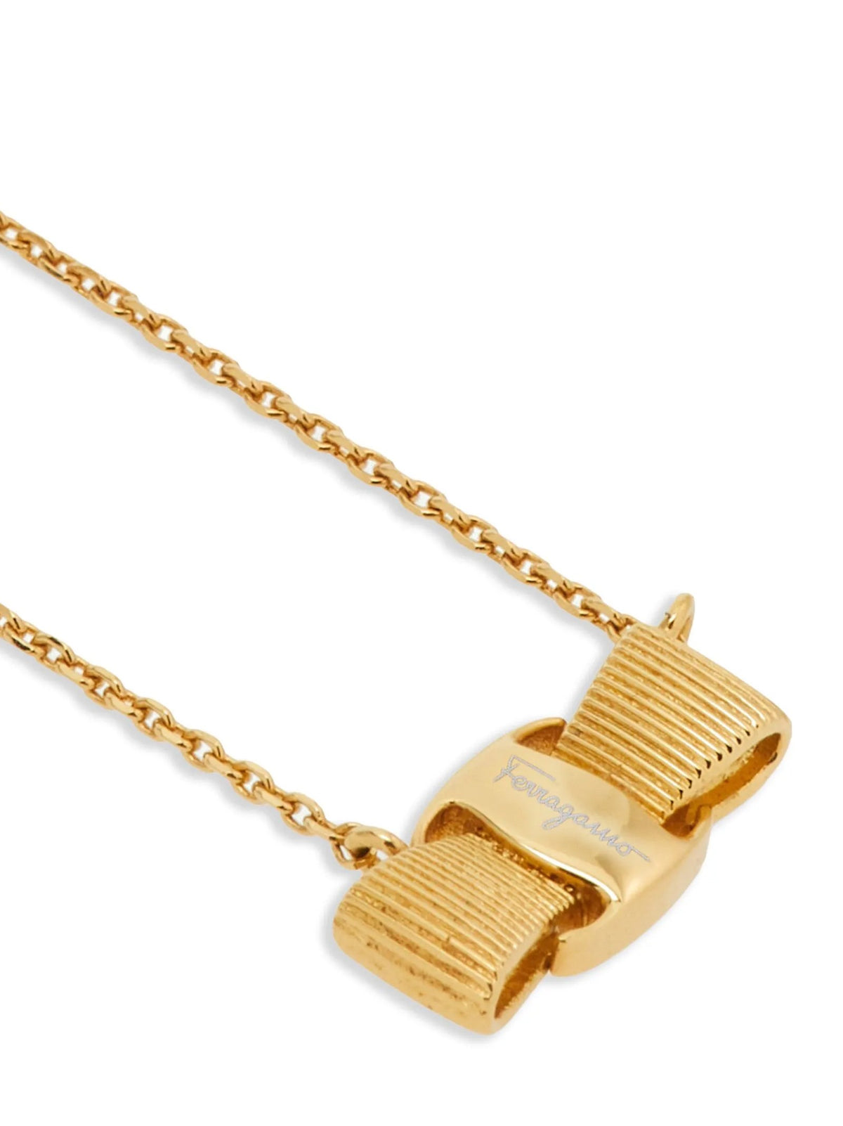 Ferragamo Fiocco Vara Necklace Gold