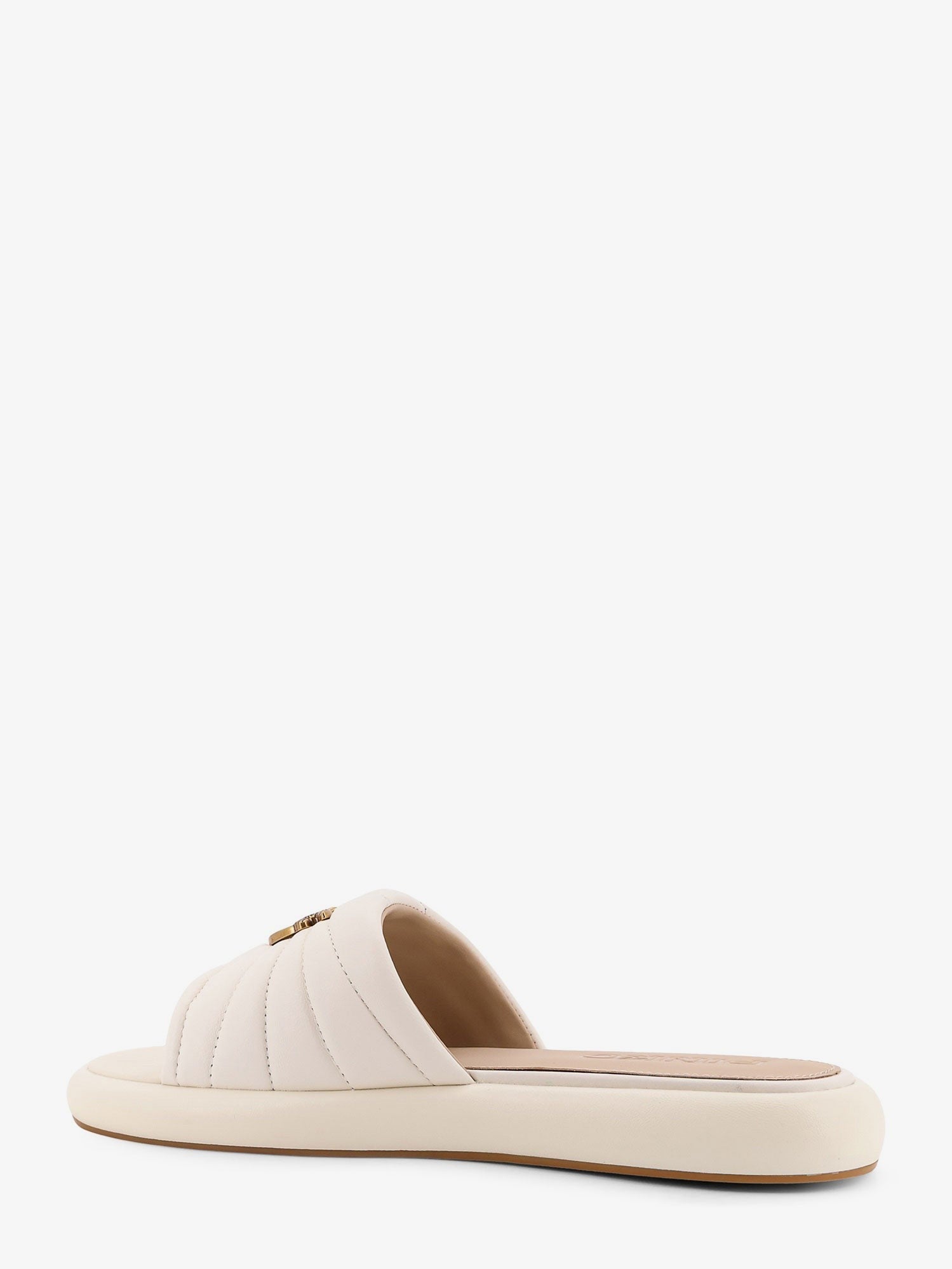 Pinko Women's Fiona Leather Sandals White