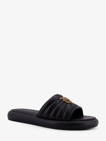 Pinko Women's Fiona Low Leather Sandals Black