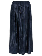 Weekend Max Mara Fiordi Sequin Skirt Blue