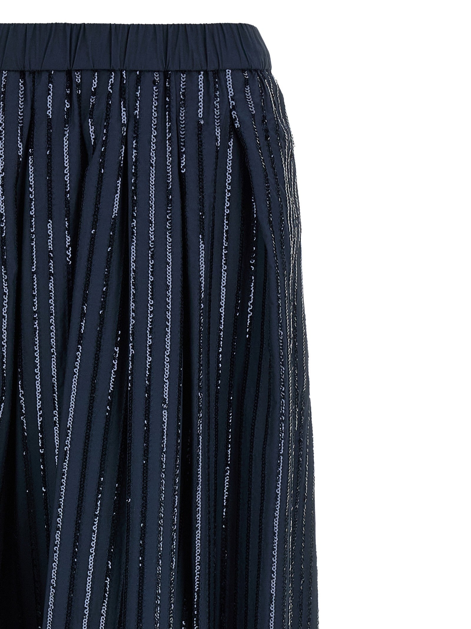 Weekend Max Mara Fiordi Sequin Skirt Blue