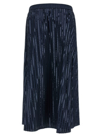 Weekend Max Mara Fiordi Sequin Skirt Blue