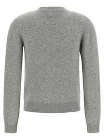 self-portrait Fiore Pin Sweater Grey