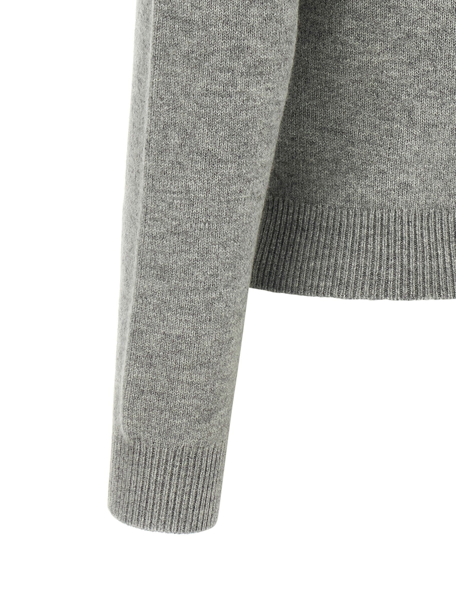 self-portrait Fiore Pin Sweater Grey