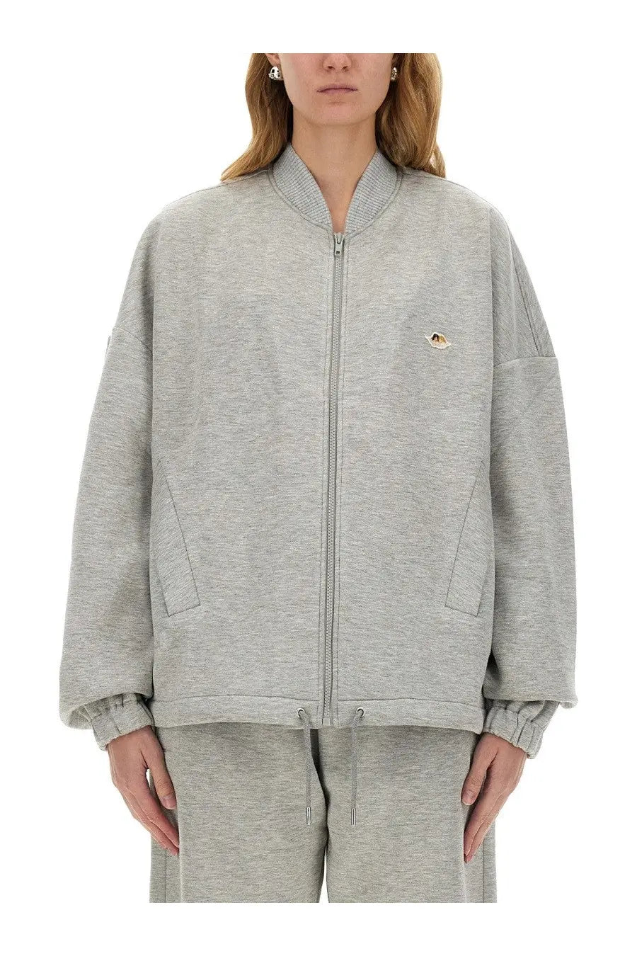 Fiorucci Women's Zippered Sweatshirt Angel Grey
