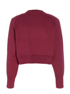 ROTATE Birger Christensen Firm Rhinestone Sweatshirt Pink, view 2