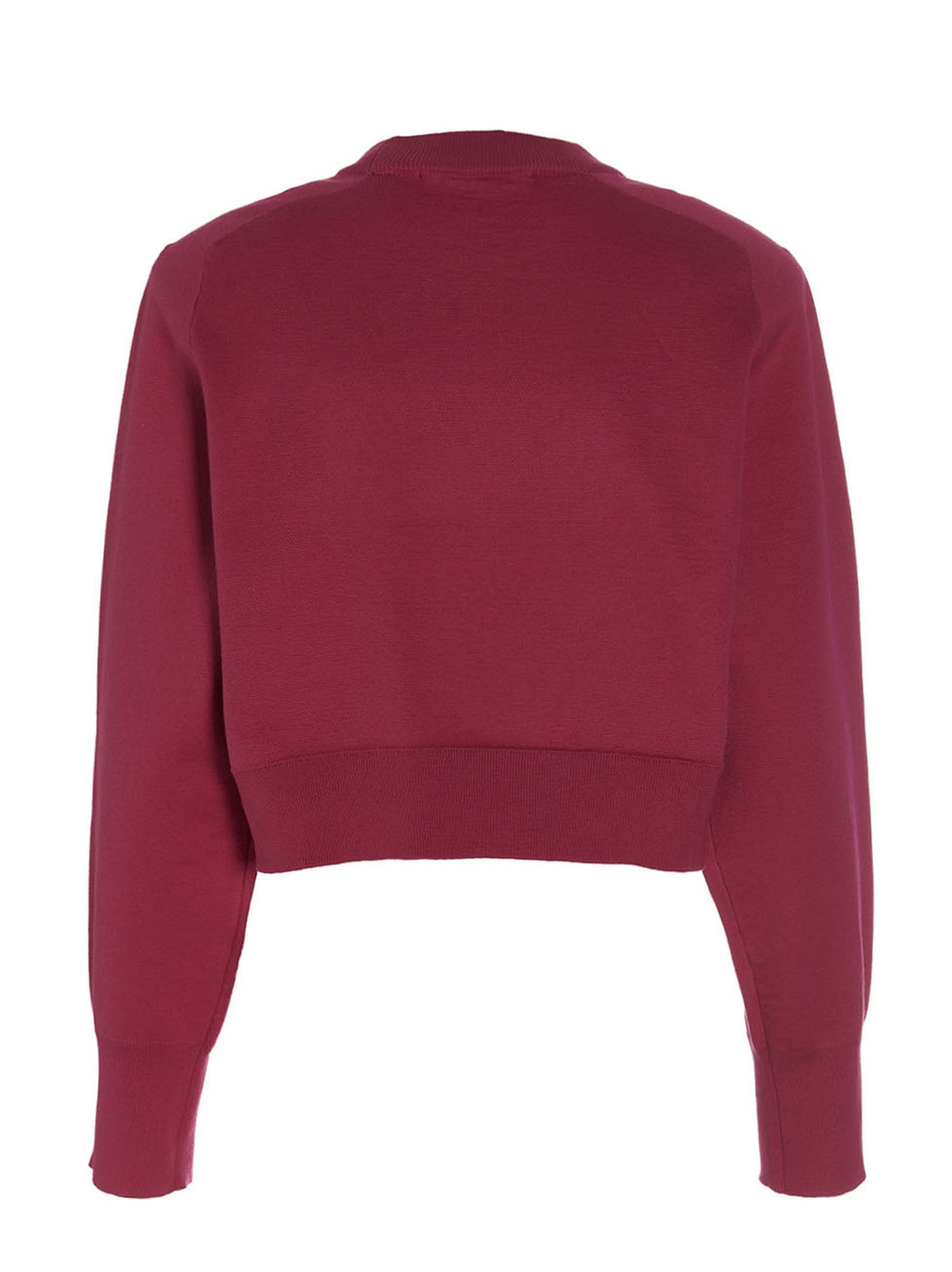 ROTATE Birger Christensen Firm Rhinestone Sweatshirt Pink