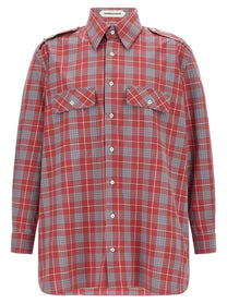 NAMACHEKO Firmin Checked Shirt Gold
