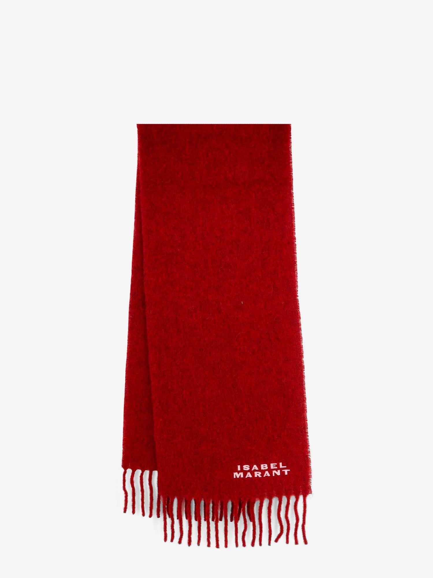 ISABEL MARANT Women's Firmy Alpaca Blend Scarf Red
