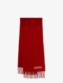 ISABEL MARANT Women's Firmy Alpaca Blend Scarf Red
