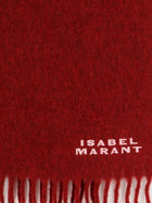 ISABEL MARANT Women's Firmy Alpaca Blend Scarf Red, view 2