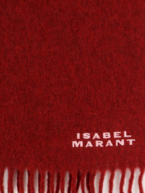 ISABEL MARANT Women's Firmy Alpaca Blend Scarf Red