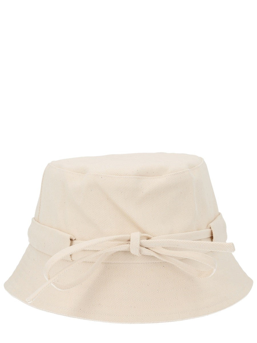 JACQUEMUS Women's Fishermans Hat Gadjo White