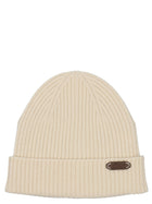 Brioni Fishermans Rib Beanie White