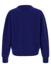 Jil Sander Fishermans Rib Sweater Blue
