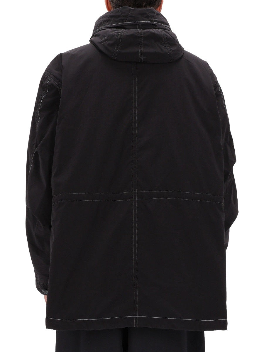 And Wander Men's Fishtail Octa Jacket Black And Wander