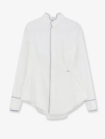 Dior Women's Fitted Cotton Shirt White
