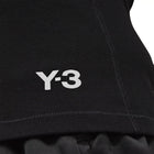 Adidas Y3 Women's Fitted LS Tee Black Black, view 2