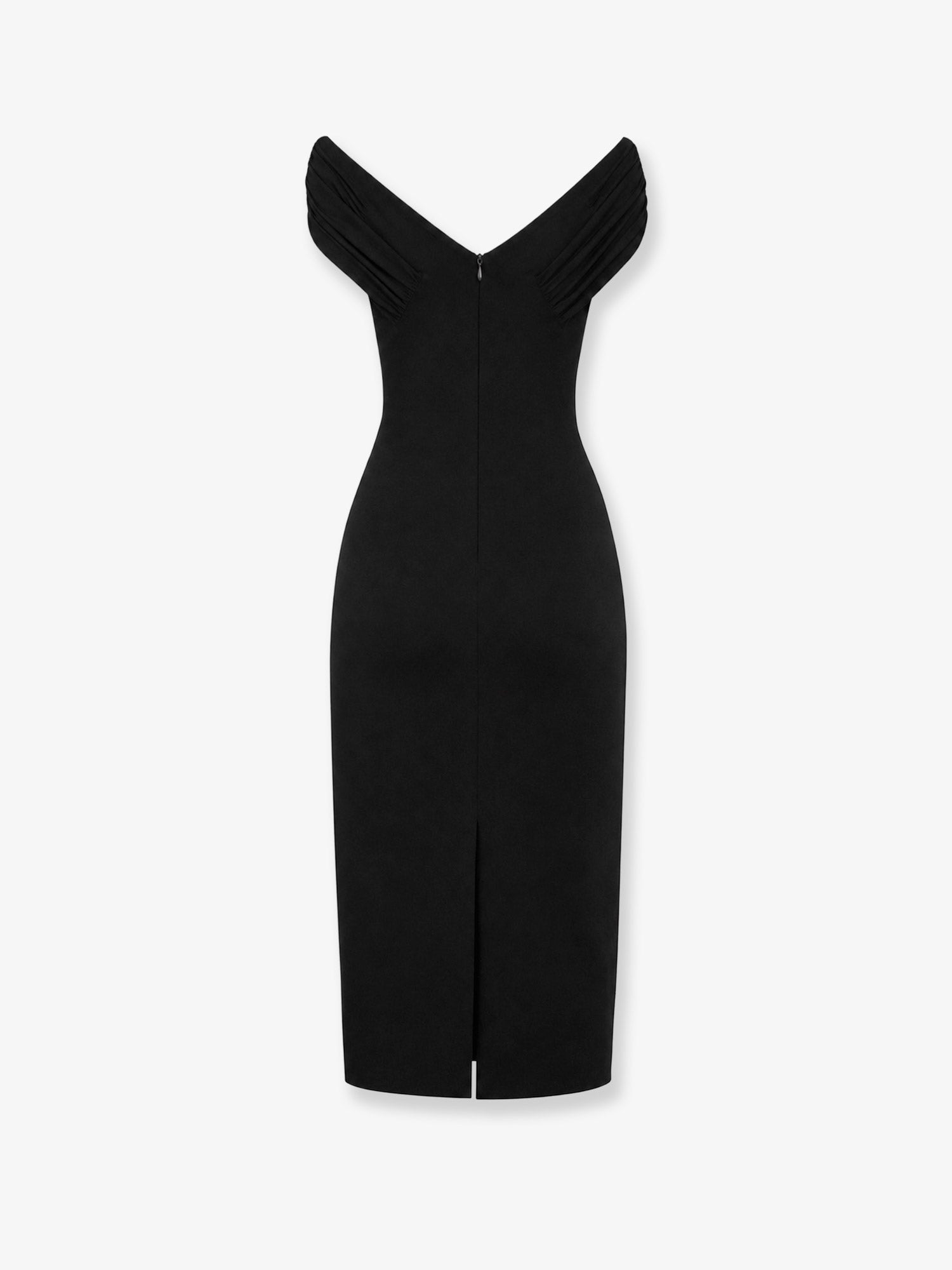 Dolce &amp; Gabbana Women's Fitted Organzino Crêpe Dress Black