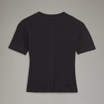 Adidas Y3 Women's Fitted SS Tee Black Black