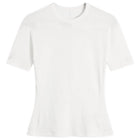 Adidas Y3 Women's Fitted SS Tee Cwhite White, view 3