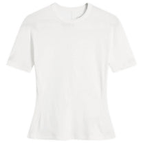 Adidas Y3 Women's Fitted SS Tee Cwhite White