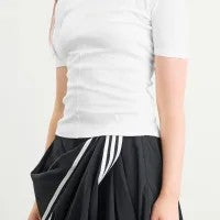 Adidas Y3 Women's Fitted SS Tee Cwhite White
