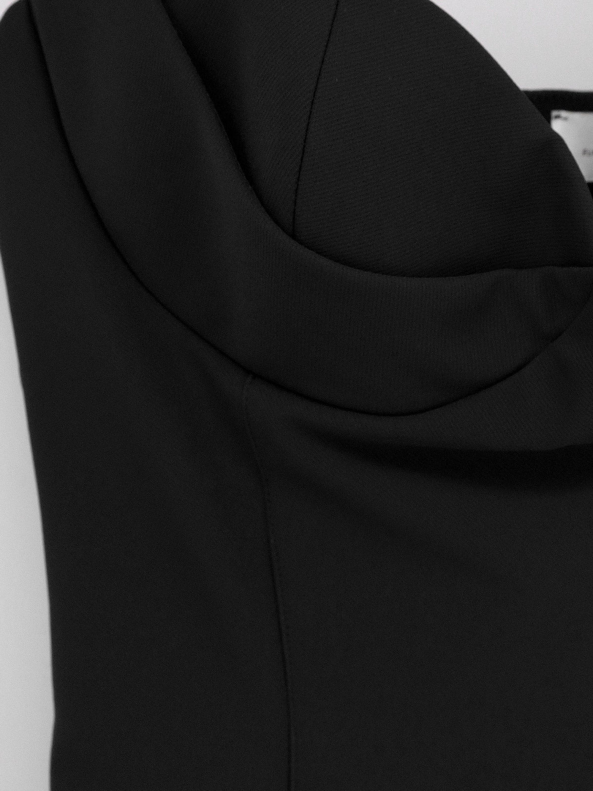 Elisabetta Franchi Women's Fitted Stretch Fabric Midi Dress Black, view 3