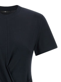 7 For All Mankind Fitted Twist Shirt Blue