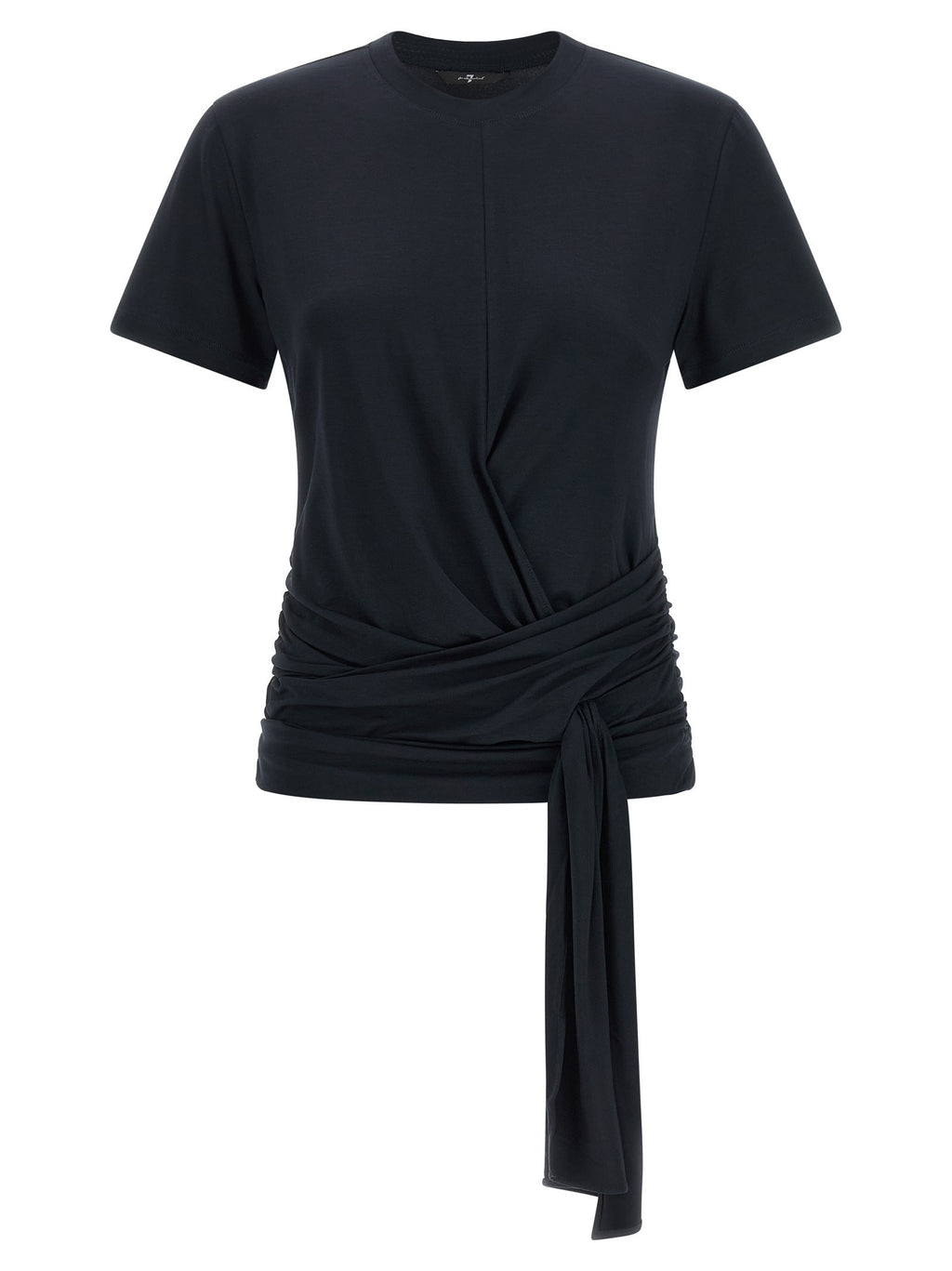 7 For All Mankind Fitted Twist Shirt Blue