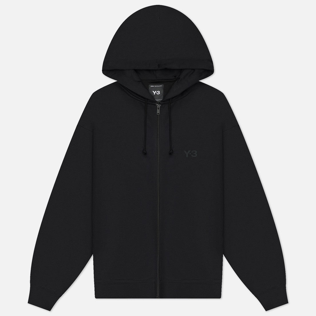 Adidas Y3 Unisex FL Zip Hoddie Black Black