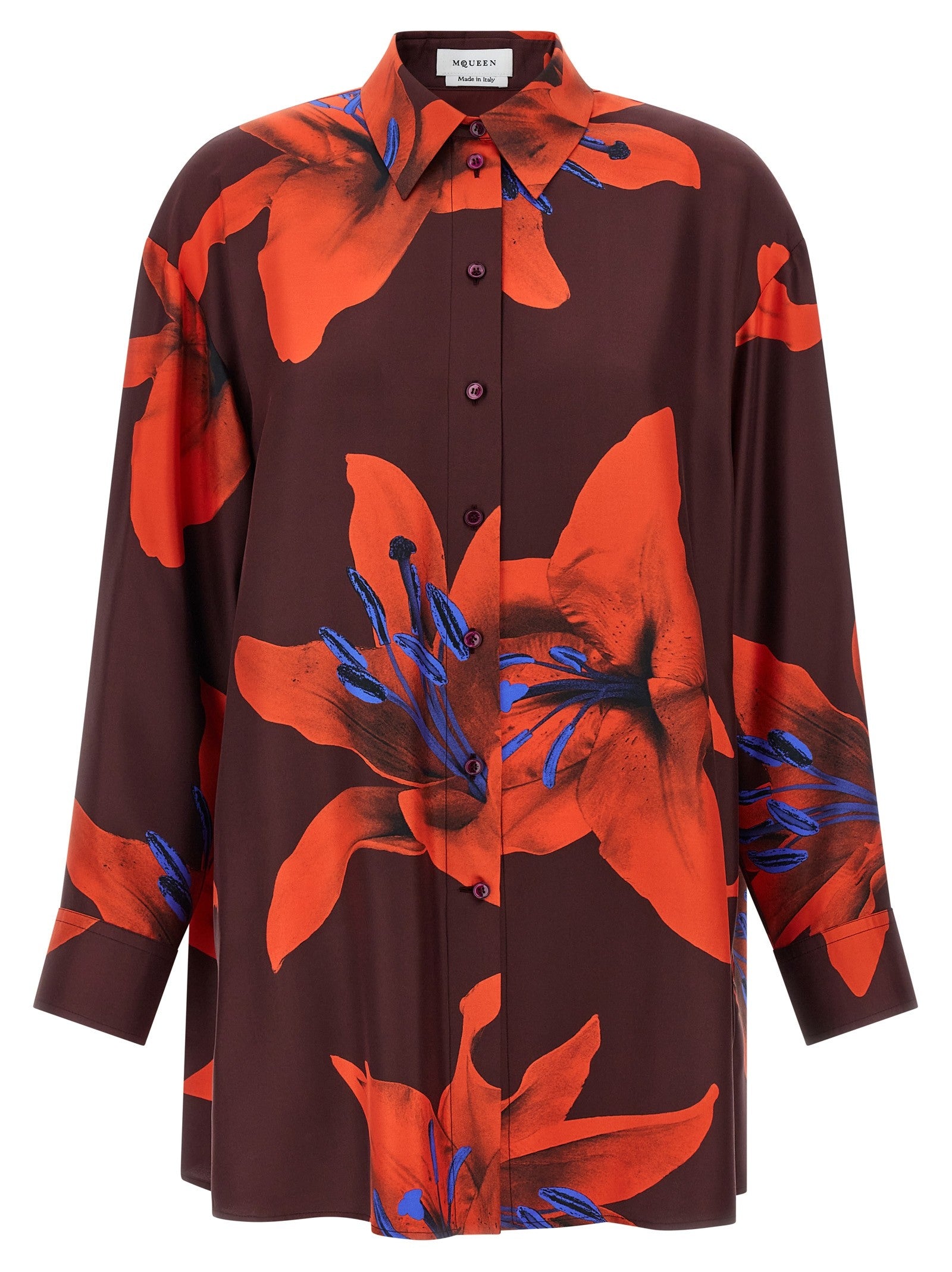 Alexander McQueen Flame Lily Shirt Gold