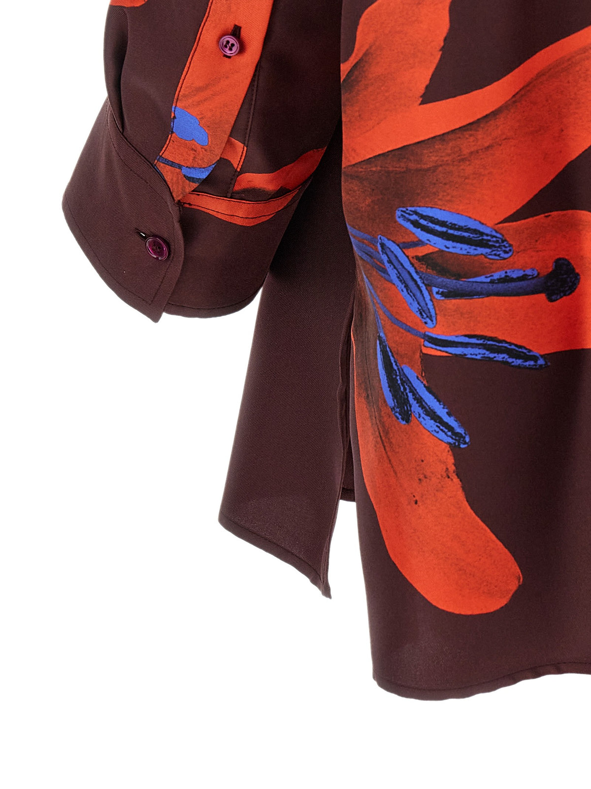 Alexander McQueen Flame Lily Shirt Gold