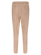 ETRO Flamed Linen Joggers Beige, view 2