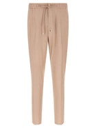 ETRO Flamed Linen Joggers Beige