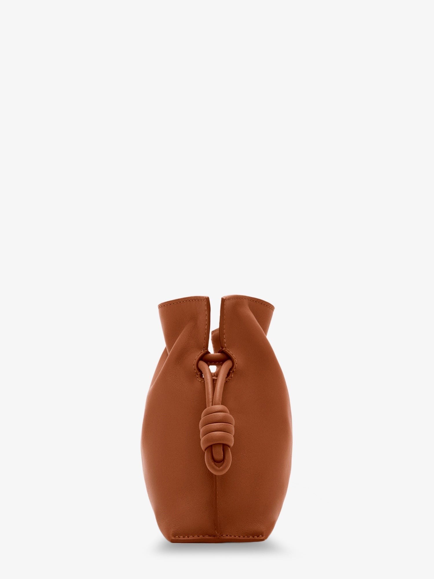 Loewe Women's Flamenco Clutch in Nappa Leather SQUIRREL