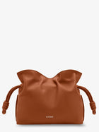 Loewe Women's Flamenco Clutch in Nappa Leather SQUIRREL