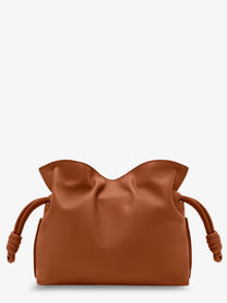 Loewe Women's Flamenco Clutch in Nappa Leather SQUIRREL