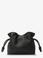 Loewe Women's Flamenco Leather Clutch Black, view 2