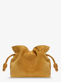 Loewe Women's Flamenco Suede Handbag Yellow, view 2