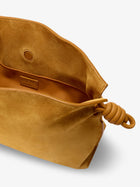 Loewe Women's Flamenco Suede Handbag Yellow, view 5